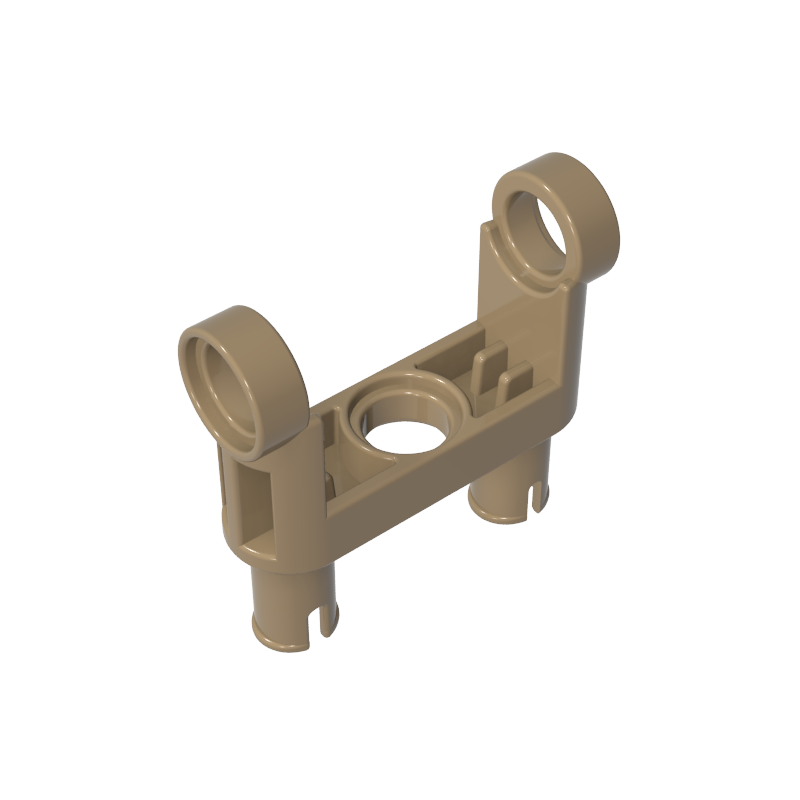 Conector de pasador Technic, junta de palanca doble lisa con 2 pasadores-MyGobricksEs