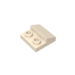 Pendiente 45 2 x 1 con recorte 2/3-MyGobricksEs