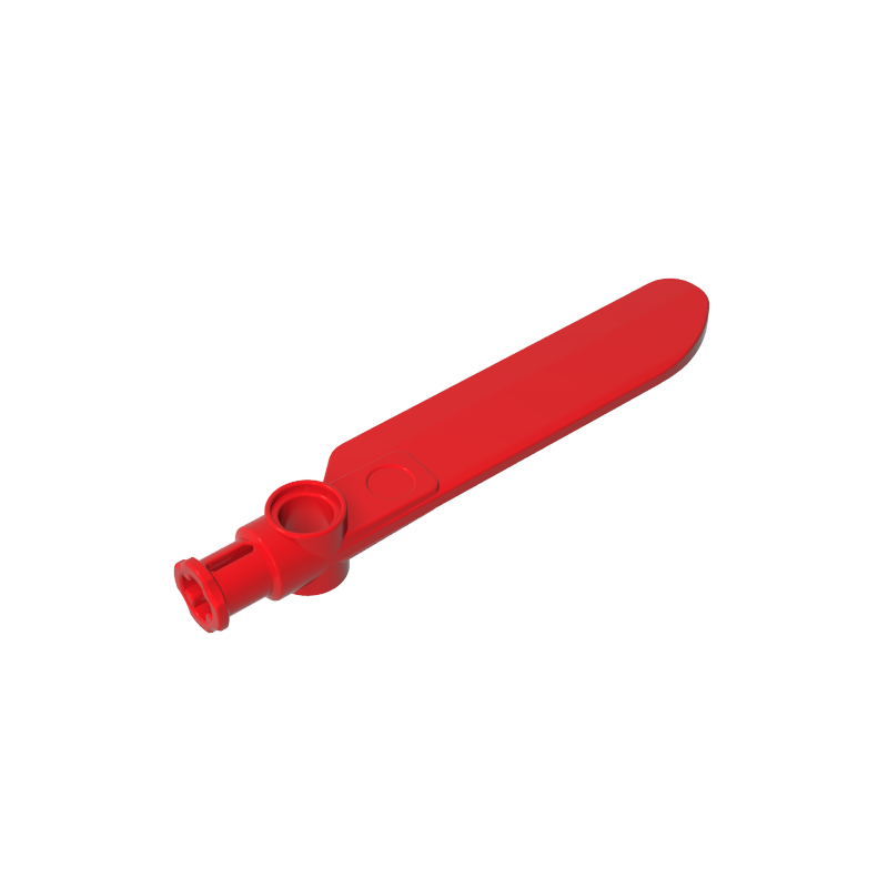 Pala de rotor Technic pequeña con eje y extremo conector de pasador-MyGobricksEs