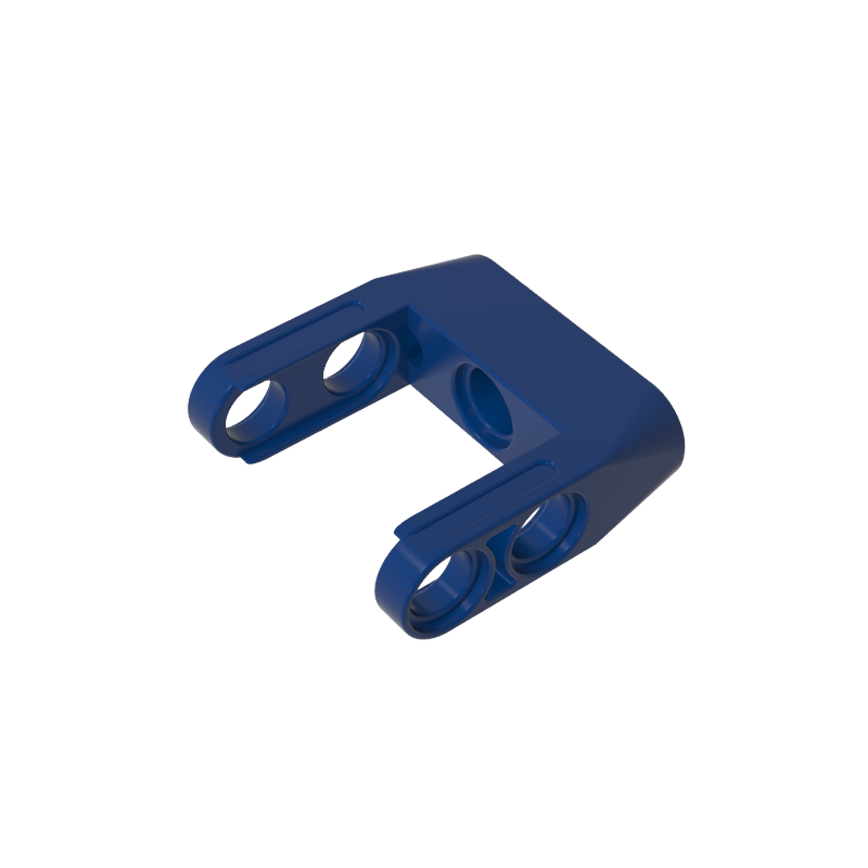 Conector de pasador Technic, junta de palanca doble lisa con orificios para eje y pasador-MyGobricksEs
