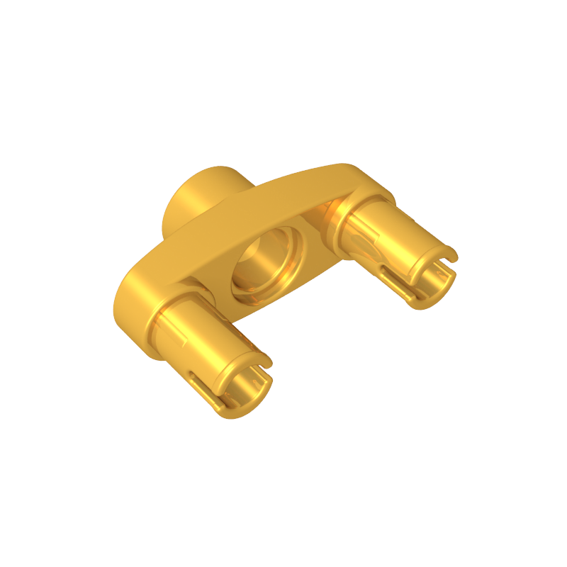 Conector Technic Pin 3L con 2 pines y orificio central-MyGobricksEs