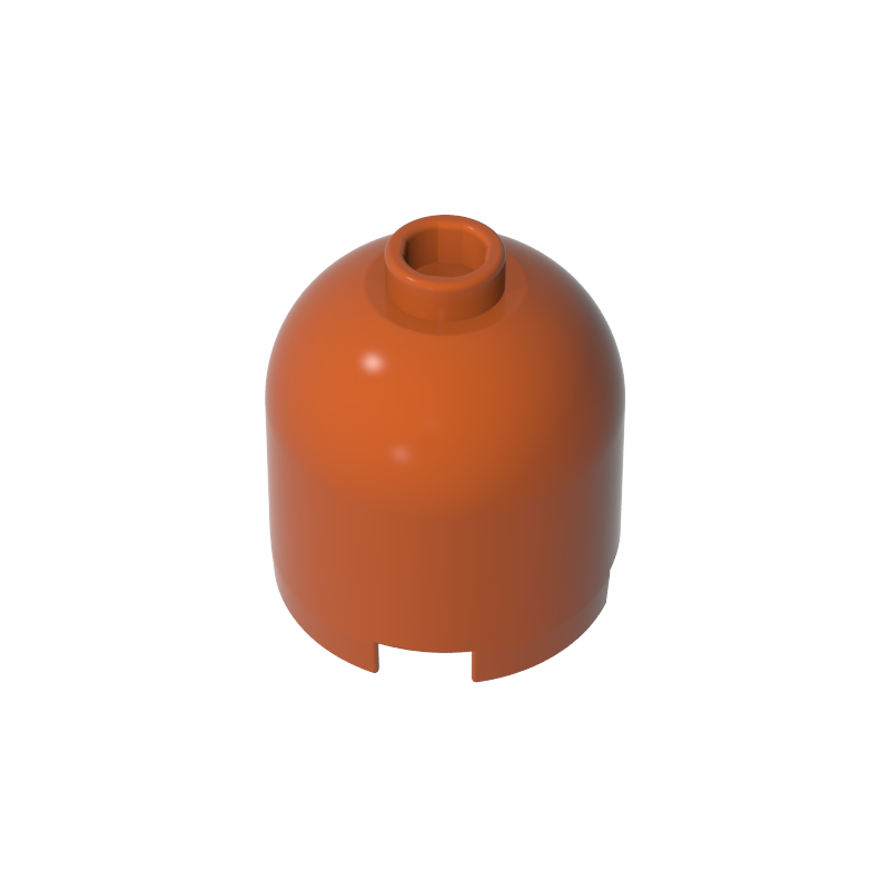 Ladrillo redondo de 2 x 2 x 1 2/3 con parte superior abovedada [Montante indeterminado]-MyGobricksEs