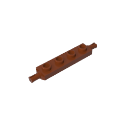 Placa Especial 1 x 4 con Porta Ruedas-MyGobricksEs