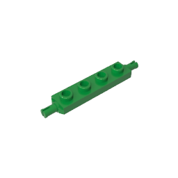 Placa Especial 1 x 4 con Porta Ruedas-MyGobricksEs