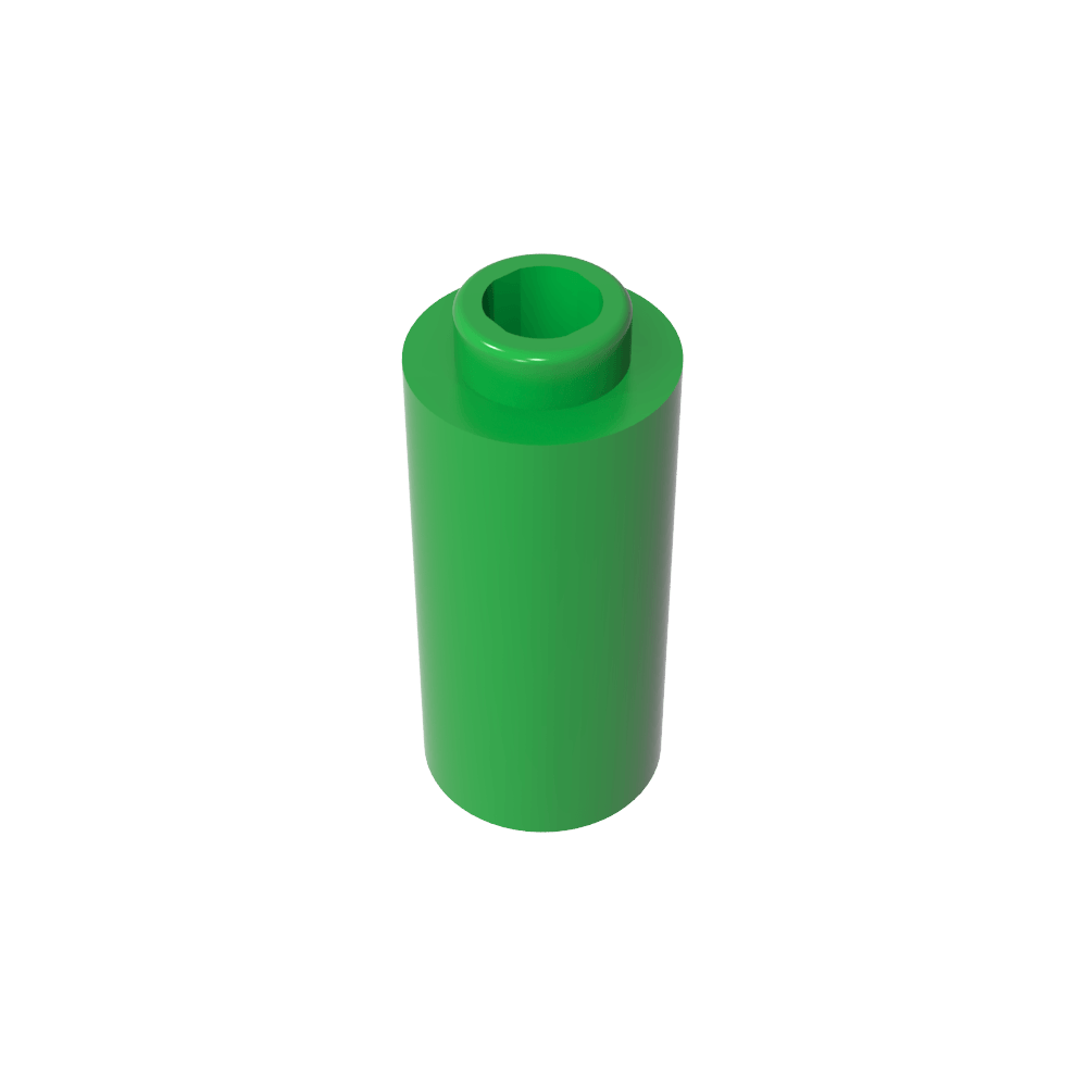 Ladrillo redondo 1 x 1 x 1 2/3-MyGobricksEs