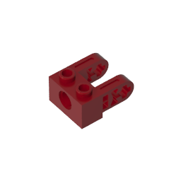 Ladrillo técnico 1 x 2 con agujeros y extensiones de doble viga-MyGobricksEs