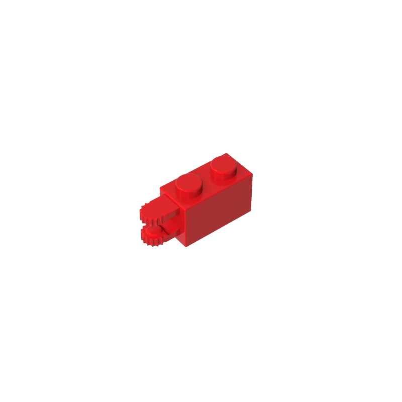 Bisagra de ladrillo 1 x 2 con bloqueo de 2 dedos, extremo horizontal, 9 dientes-MyGobricksEs
