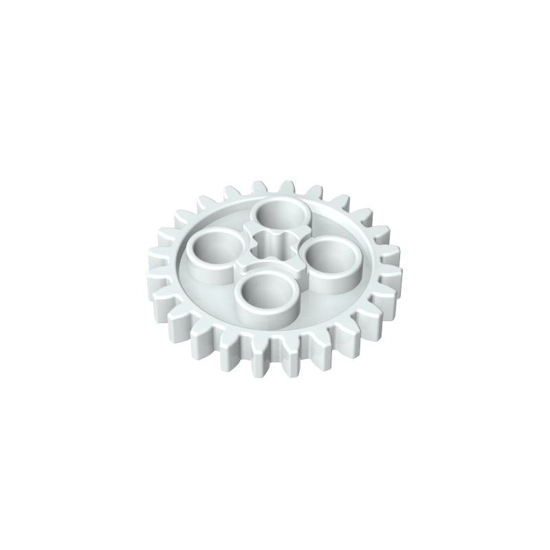 Engranaje Technic de 24 dientes [estilo antiguo - Tres orificios para ejes]-MyGobricksEs