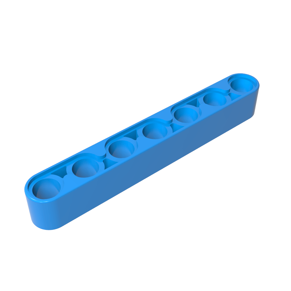 Viga técnica de 1 x 7 de espesor-MyGobricksEs