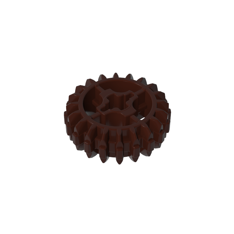Engranaje Technic de 20 dientes, doble bisel con orificio para eje, tipo 1 [+ apertura]-MyGobricksEs