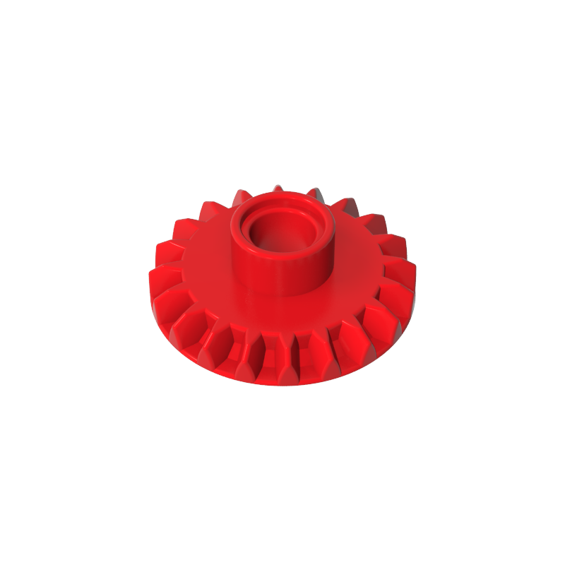 Bisel de 20 dientes con orificio para pasador Technic Gear-MyGobricksEs