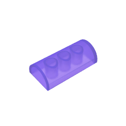 Ladrillo curvo 2 x 4 sin montantes, parte superior curva-MyGobricksEs