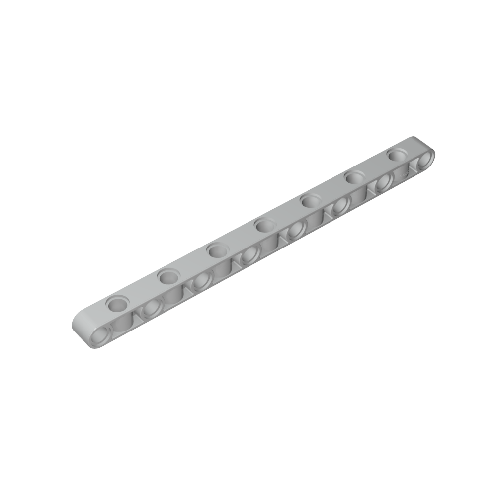 Viga técnica de 1 x 15 de espesor con agujeros alternados-MyGobricksEs