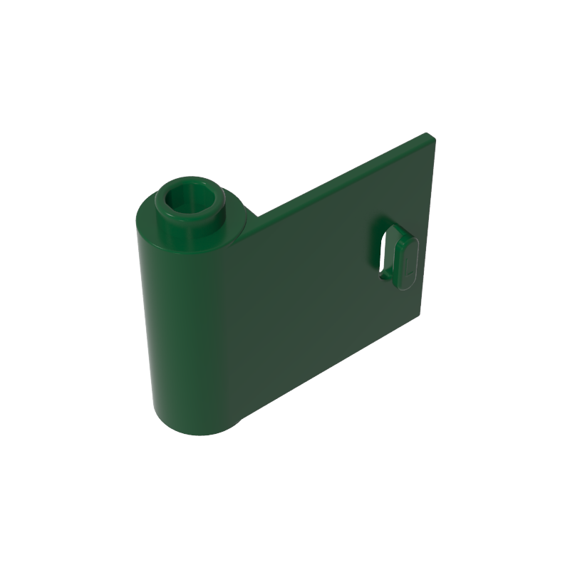 Puerta 1 x 3 x 2 izquierda - Abierta entre la bisagra superior e inferior-MyGobricksEs