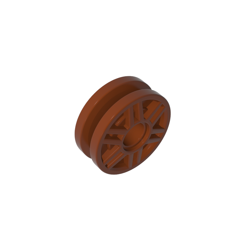 Rueda 18 x 8 con tornillos falsos y radios profundos con anillo interior-MyGobricksEs