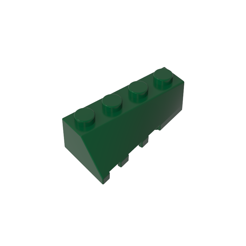 Cuña inclinada 45° 4 x 2 derecha-MyGobricksEs