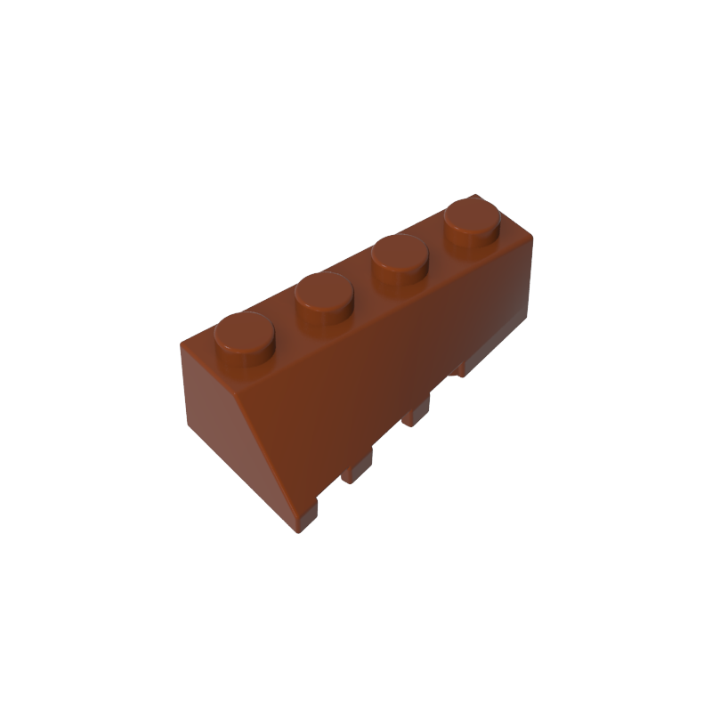 Cuña inclinada 45° 4 x 2 derecha-MyGobricksEs