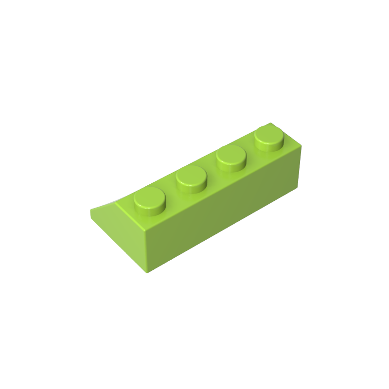 Cuña inclinada 45° 4 x 2 izquierda-MyGobricksEs