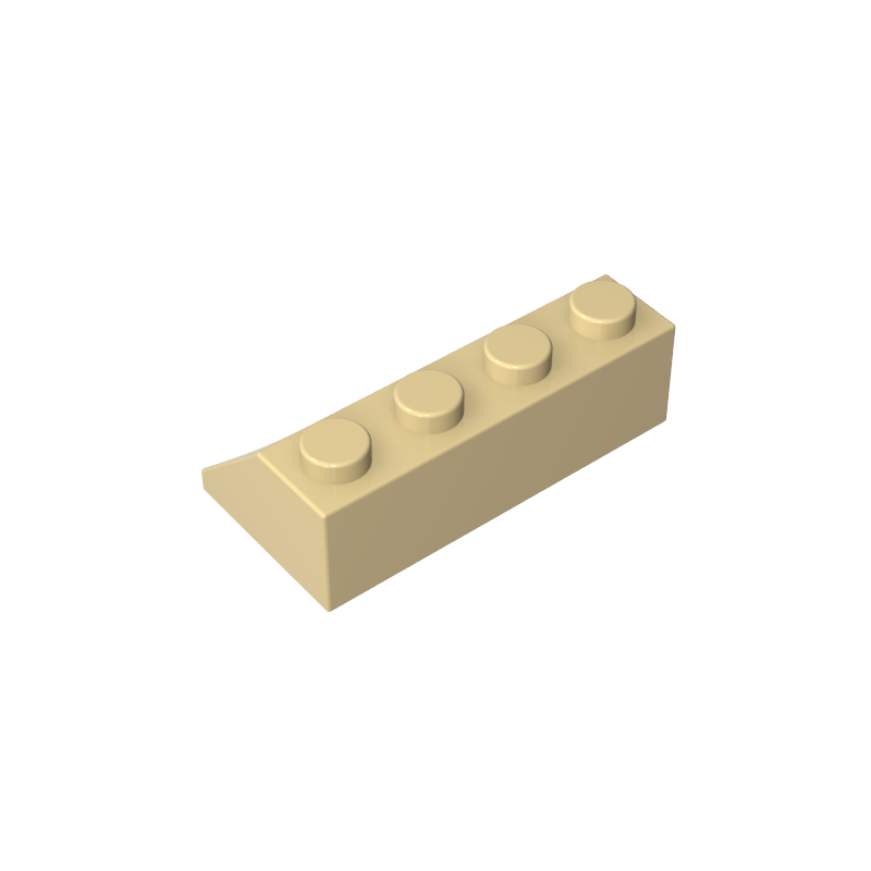 Cuña inclinada 45° 4 x 2 izquierda-MyGobricksEs