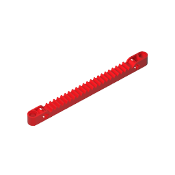 Bastidor de engranajes Technic 1 x 13 con orificios para eje y pasador-MyGobricksEs