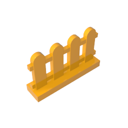 Valla de estacas 1 x 4 x 2-MyGobricksEs
