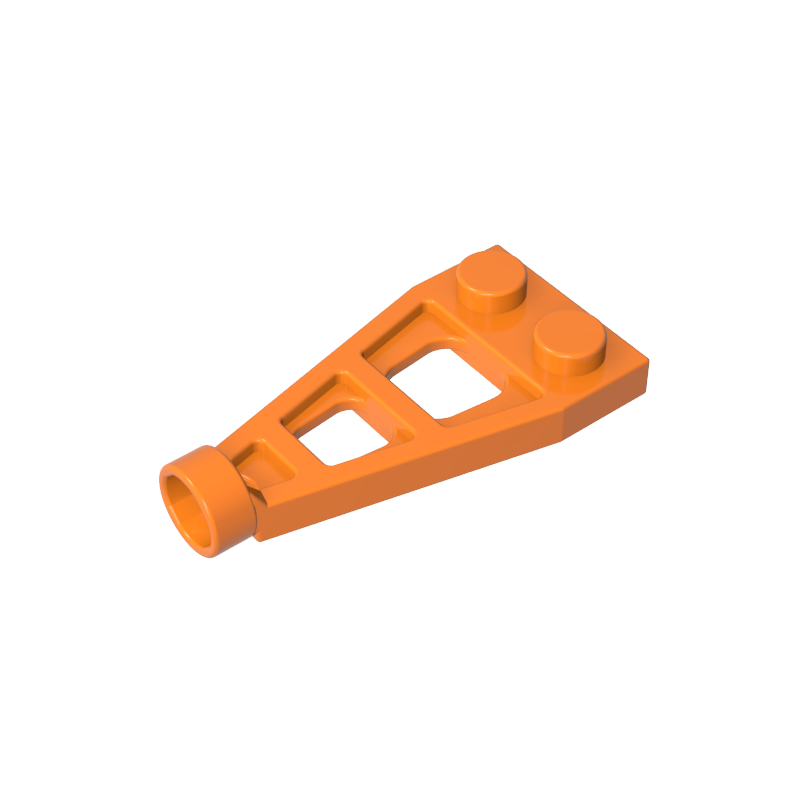 Placa especial 1 x 2 con receptáculo de perno largo (ala espacial)-MyGobricksEs