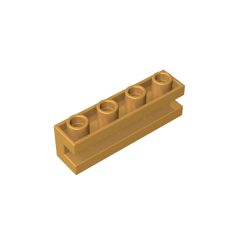 Ladrillo Especial 1 x 4 con Ranura-MyGobricksEs