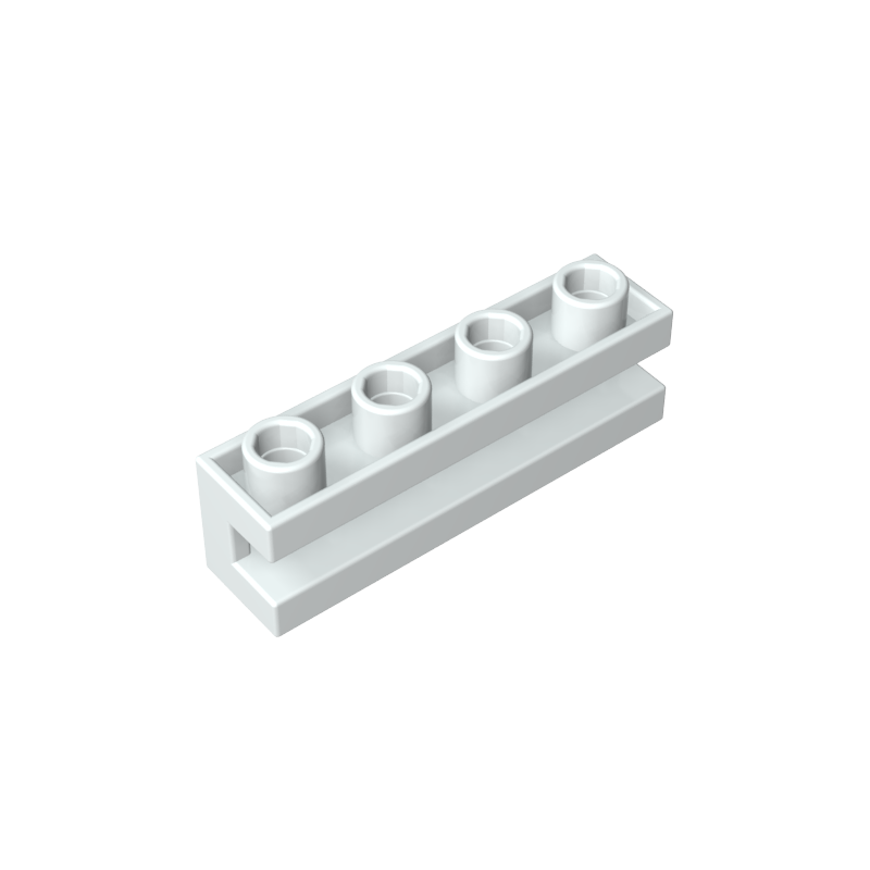 Ladrillo Especial 1 x 4 con Ranura-MyGobricksEs