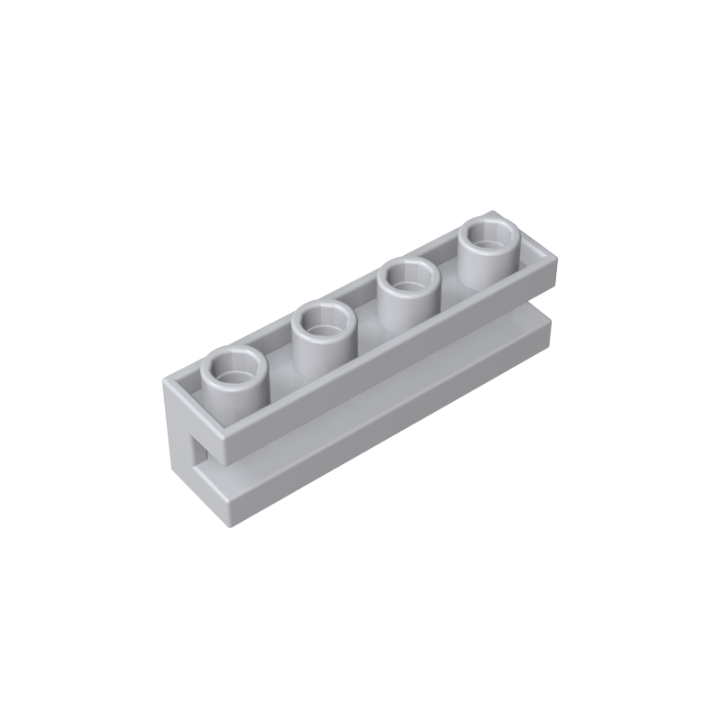 Ladrillo Especial 1 x 4 con Ranura-MyGobricksEs