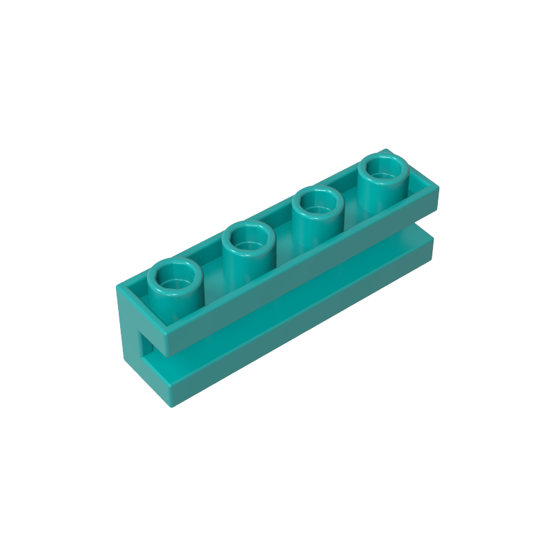 Ladrillos de 1x4 con ranuras horizontales
