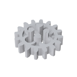 Engranaje Technic de 16 dientes con agujeros redondos [estilo antiguo]-MyGobricksEs