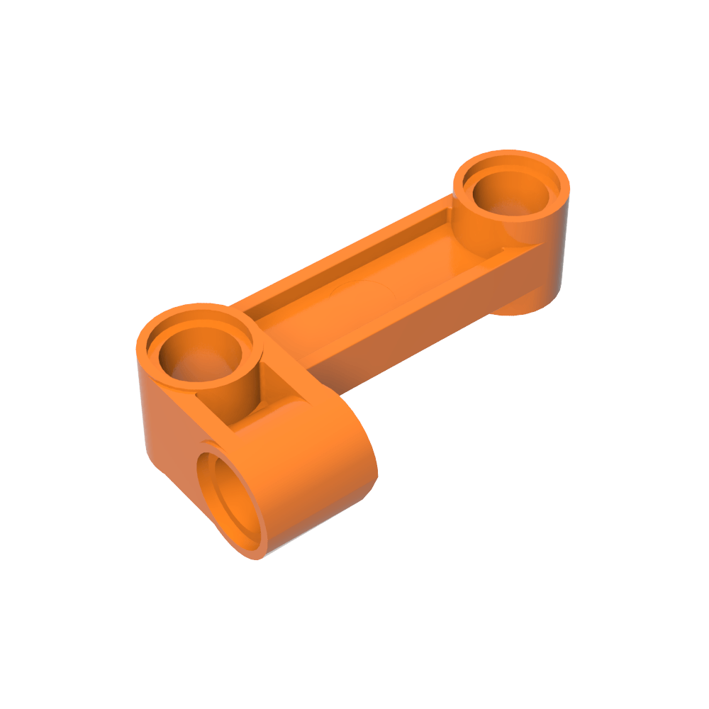Conector Technic Pin Perpendicular 2 x 4 Doblado - Viga con Orificio de 90 Ø 4.8-MyGobricksEs