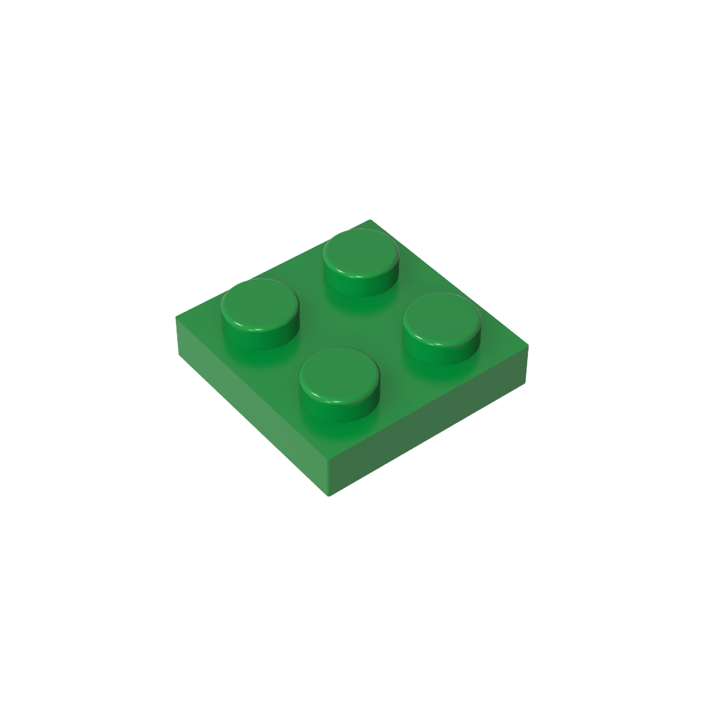 Placa 2 x 2-MyGobricksEs