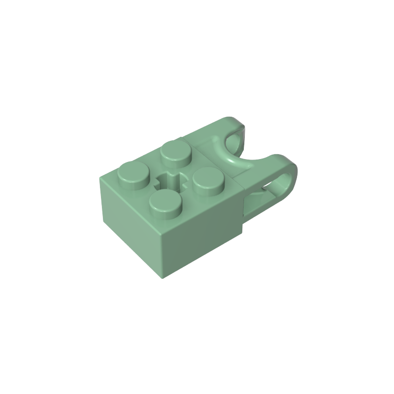Technic Brick Special 2 x 2 con receptáculo de bola ancho y orificio para eje-MyGobricksEs