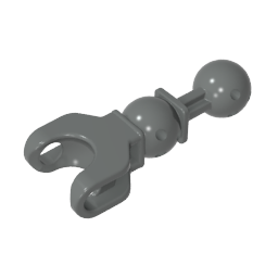 Figura esquelética grande, extremidad, 5L con rótula en el eje y cavidad esférica-MyGobricksEs