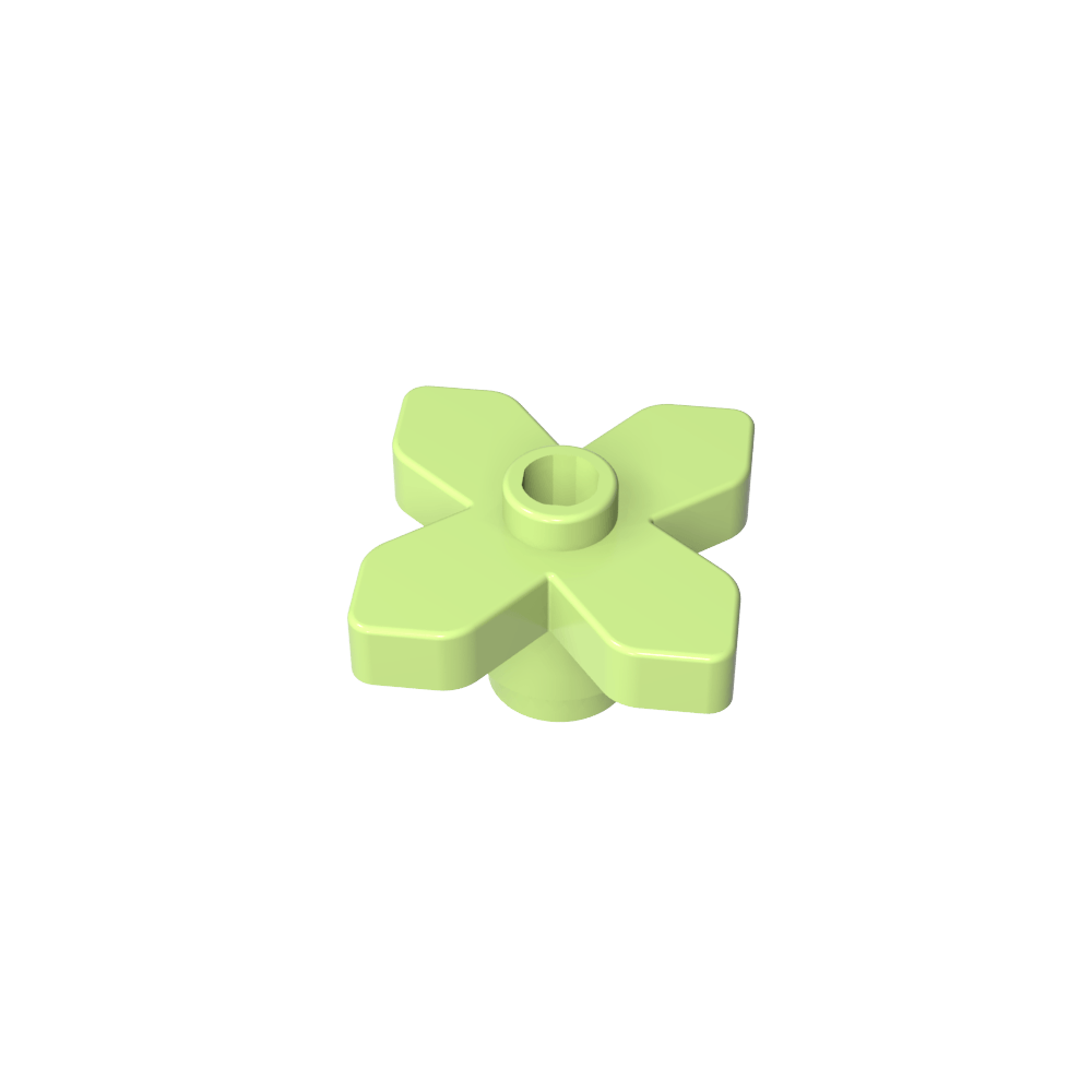 Planta, Flor 2 x 2 Hojas - Angular-MyGobricksEs