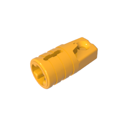 Cilindro de bisagra 1 x 2 con bloqueo con 1 dedo y orificio para eje en los extremos-MyGobricksEs