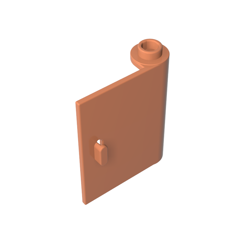 Puerta 1 x 3 x 3 Derecha - Abierta entre la bisagra superior e inferior-MyGobricksEs