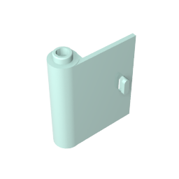 Puerta 1 x 3 x 3 izquierda - Abierta entre la bisagra superior e inferior-MyGobricksEs