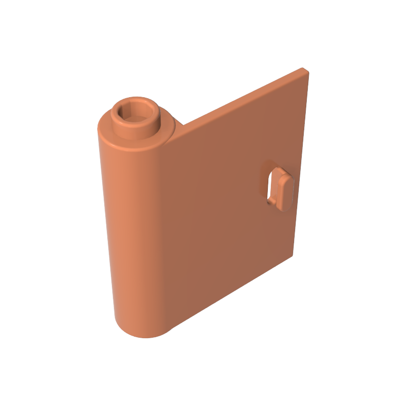 Puerta 1 x 3 x 3 izquierda - Abierta entre la bisagra superior e inferior-MyGobricksEs