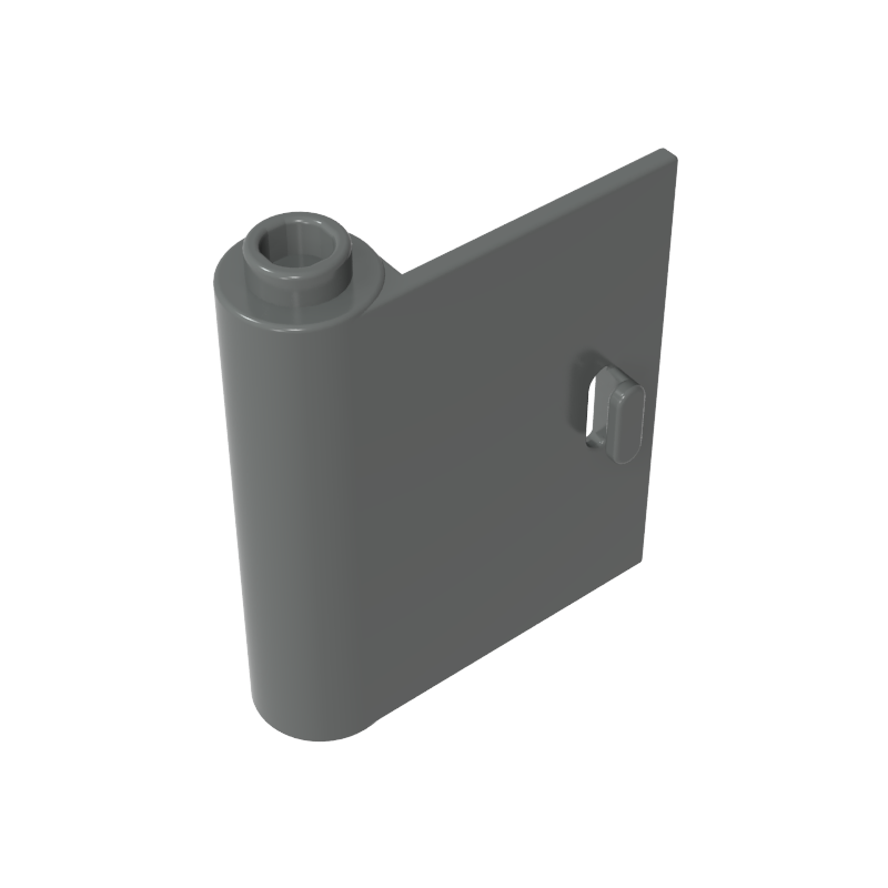 Puerta 1 x 3 x 3 izquierda - Abierta entre la bisagra superior e inferior-MyGobricksEs