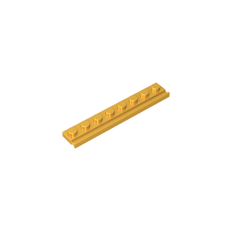 Placa especial 1 x 8 con riel para puerta-MyGobricksEs