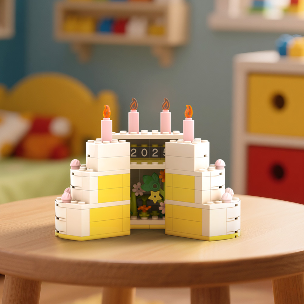 Pastel Mystery Bloom MOC: 152 piezas transformables con jardín botánico secreto y recuerdo de 2025