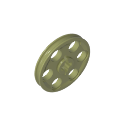 Rueda de correa de cuña Technic [también conocida como polea]-MyGobricksEs