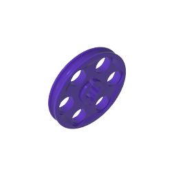 Rueda de correa de cuña Technic [también conocida como polea]-MyGobricksEs