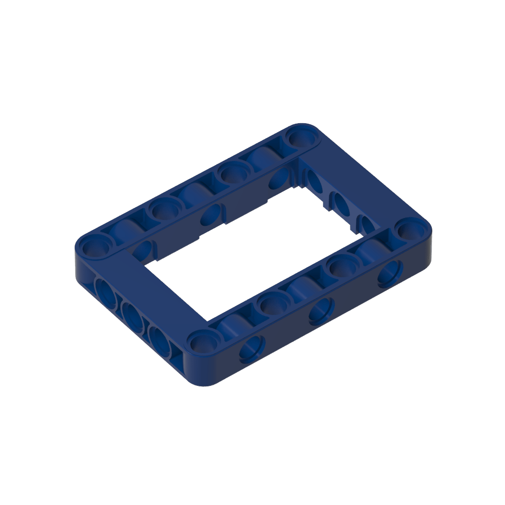 Marco de viga técnica de 5 x 7 con centro abierto y grueso-MyGobricksEs