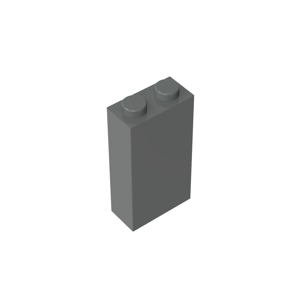 Ladrillo 1 x 2 x 3 con soporte para perno inferior-MyGobricksEs