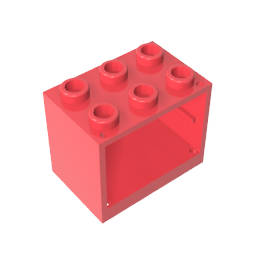 Armario 2 x 3 x 2 con montantes macizos-MyGobricksEs