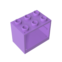 Armario 2 x 3 x 2 con montantes macizos-MyGobricksEs