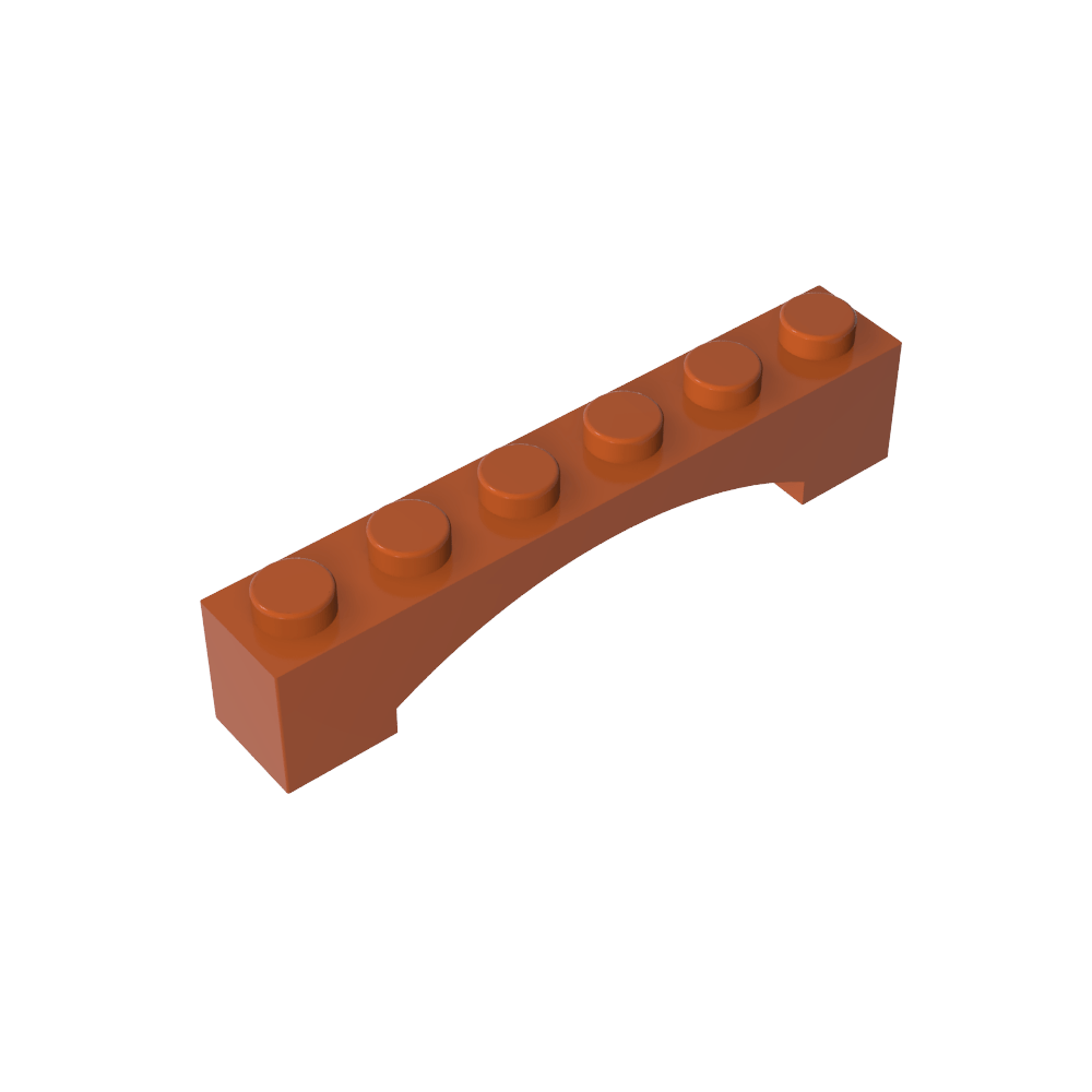 Arco de Ladrillo 1 x 6 Arco Elevado-MyGobricksEs